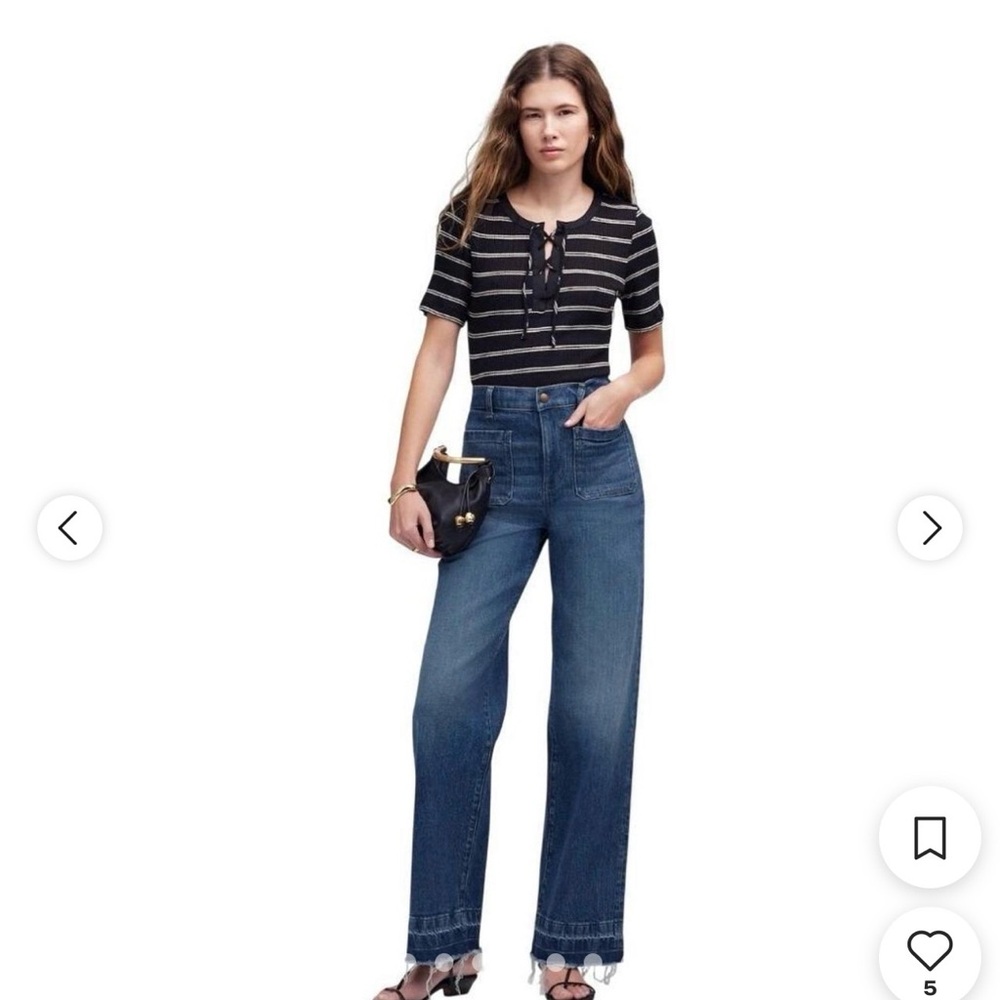 Madewell Emmett Wide Leg Jean